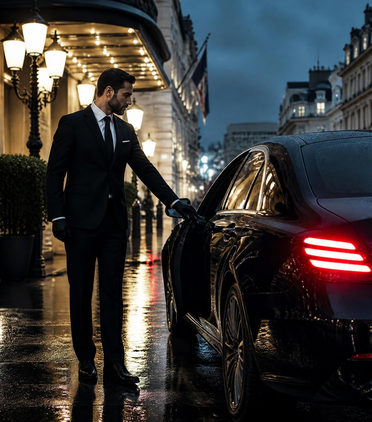 Un chauffeur qui vous attend, pas l'inverse.